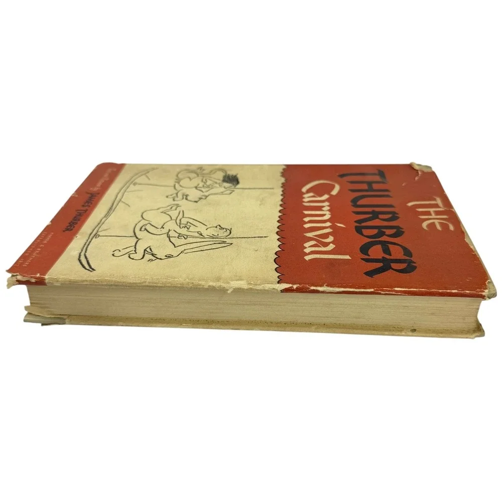 The Thurber Carnival James Thurber Hardcover Vintage Book Harper‎ Brothers 1945